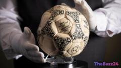 Maradona’s Infamous ‘Hand of God’ World Cup Ball Fetches £2.5 Million at Auction