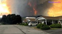 Fast-Moving Wildfires Devastate British Columbia’s Okanagan Valley, Forcing Thousands to Evacuate