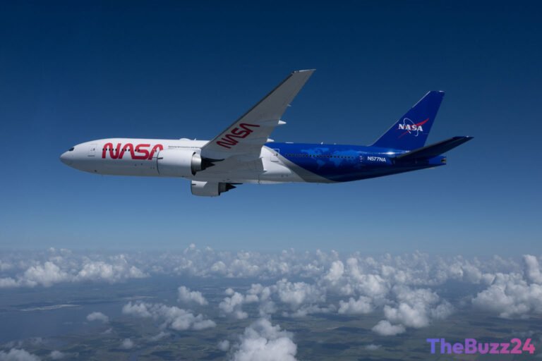 NASA’s Advanced Boeing 777 Unveiled with Striking New Livery