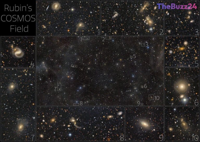 Unveiling the COSMOS Field: Vera C. Rubin Observatory Captures Over Half a Million Distant Galaxies