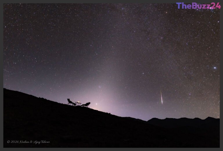 Capturing the Cosmic Glow: A Rare Look at Zodiacal Light Over Ladakh