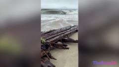 Historic Shipwreck Surfaces on Massachusetts Coastline Amidst Fierce Nor’easter