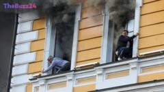 Historic Kyiv Academy Damaged in Russian Drone Attack, Casualties Reported