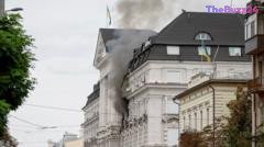 Russian Drone Strike Targets Ukrainian Security Headquarters in Kyiv