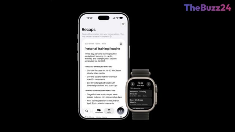 Apple Unveils Siri Recap and Audio Intelligence Tools for Next-Gen Apple Watch