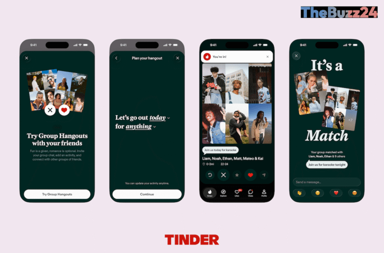 Tinder Pivots to Social Dynamics with New ‘Group Hangouts’ Feature