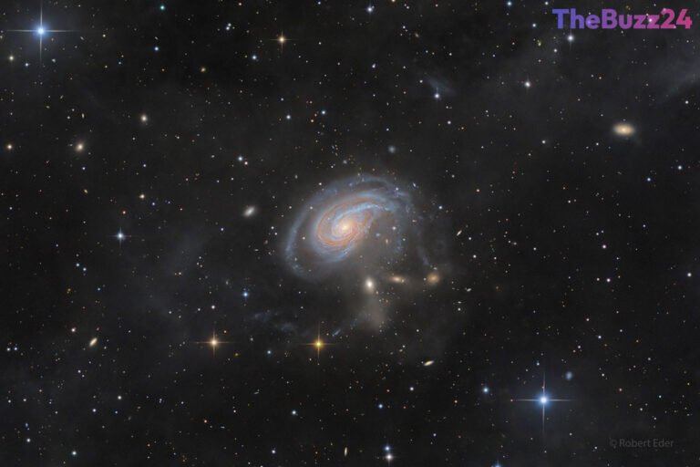 A Cosmic Tug-of-War: The Distorted Beauty of Arp 78