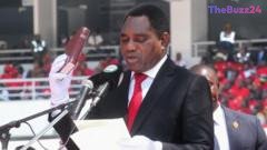 Zambian President Hichilema Takes Oath for Second Term Amid Political Tensions