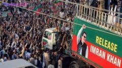 Imran Khan’s Supporters March on Islamabad Amidst Health Worries and Political Stalemate