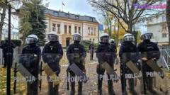 Riot Police Deployed in Warsaw Amid High-Stakes Stand-Off Over Poland’s Top Court