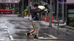 Typhoon Champi Paralyzes Taiwan and Okinawa with Extreme Winds and Flooding