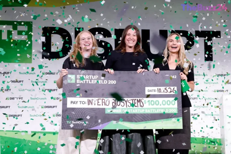 Intero Biosystems Claims Victory at Disrupt 2026 Startup Battlefield