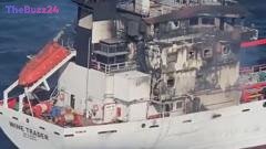Seven Missing After Drone Attack Ignites Chemical Tanker Blaze Off Romania’s Coast