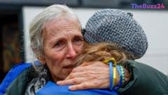 Emotional Reunions as Civilians Evacuated from Devastated Oleshky