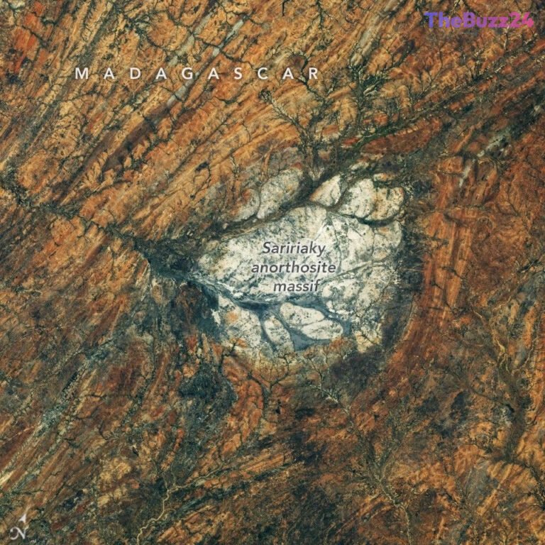 A Piece of the Moon in Madagascar: ISS Captures Stunning Image of Ancient Geological Massif