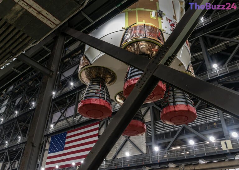 NASA Achieves Major Milestone as Artemis III SLS Core Stage Mates with Rocket Boosters