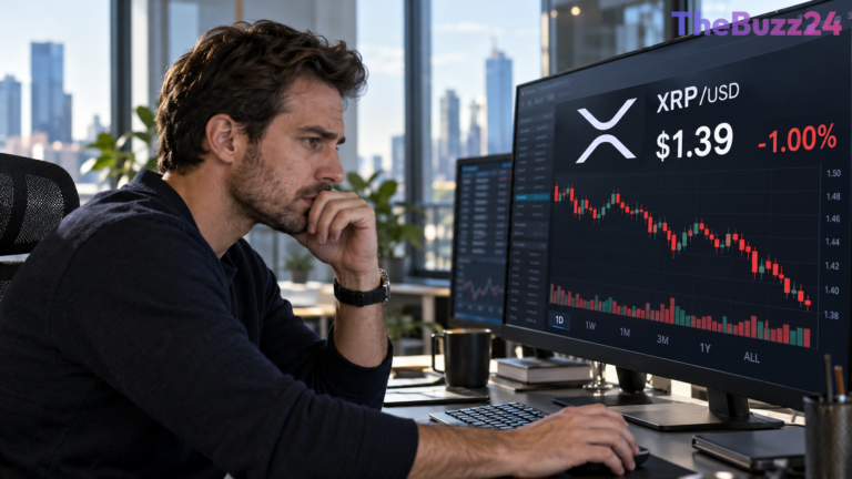 XRP Faces Downward Pressure as ETF Inflows Slow and Traders Eye Key Support