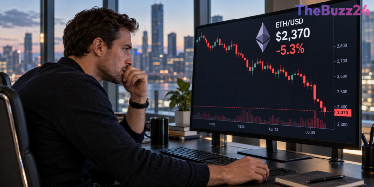 Ethereum Slips Under $2,400 Amid Hot Inflation Data and Heavy Liquidations