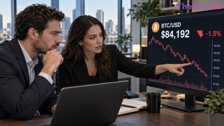 Bitcoin Dips Below $84,000 Amid Inflation Concerns and Anticipated Fed Insights