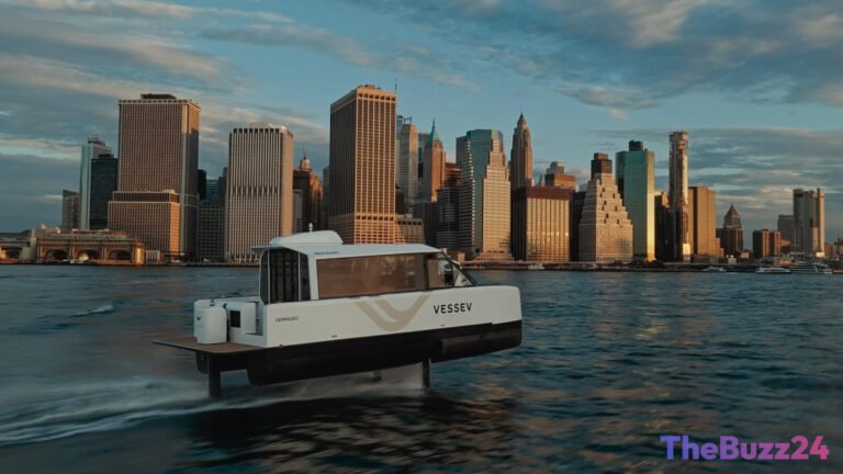 Vessev’s Electric Hydrofoil Ferry Pioneers Efficient ‘Flying’ Water Travel