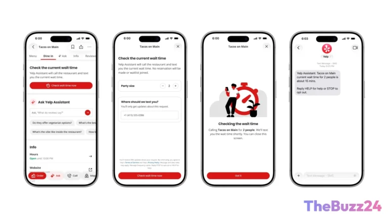 Yelp Deploys AI Agent to Call Restaurants, Streamlining Wait Time Checks for Users