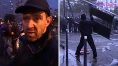 France Gripped by Widespread Protests, Paris Sees Violent Clashes