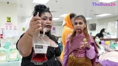 Festive Fright: Bangkok Halloween Blood Drive Sees Massive Surge in Donors