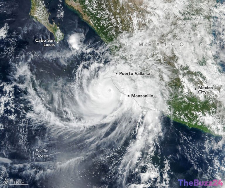Category 4 Hurricane Simon Lashes Mexican Coast, Posing Unpredictable Threat