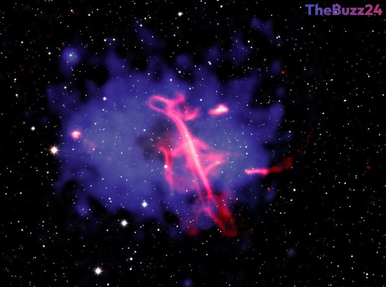 Cosmic Harmony: Gigantic ‘Treble Clef’ Deep-Space Structure Reignited by Galaxy Collisions